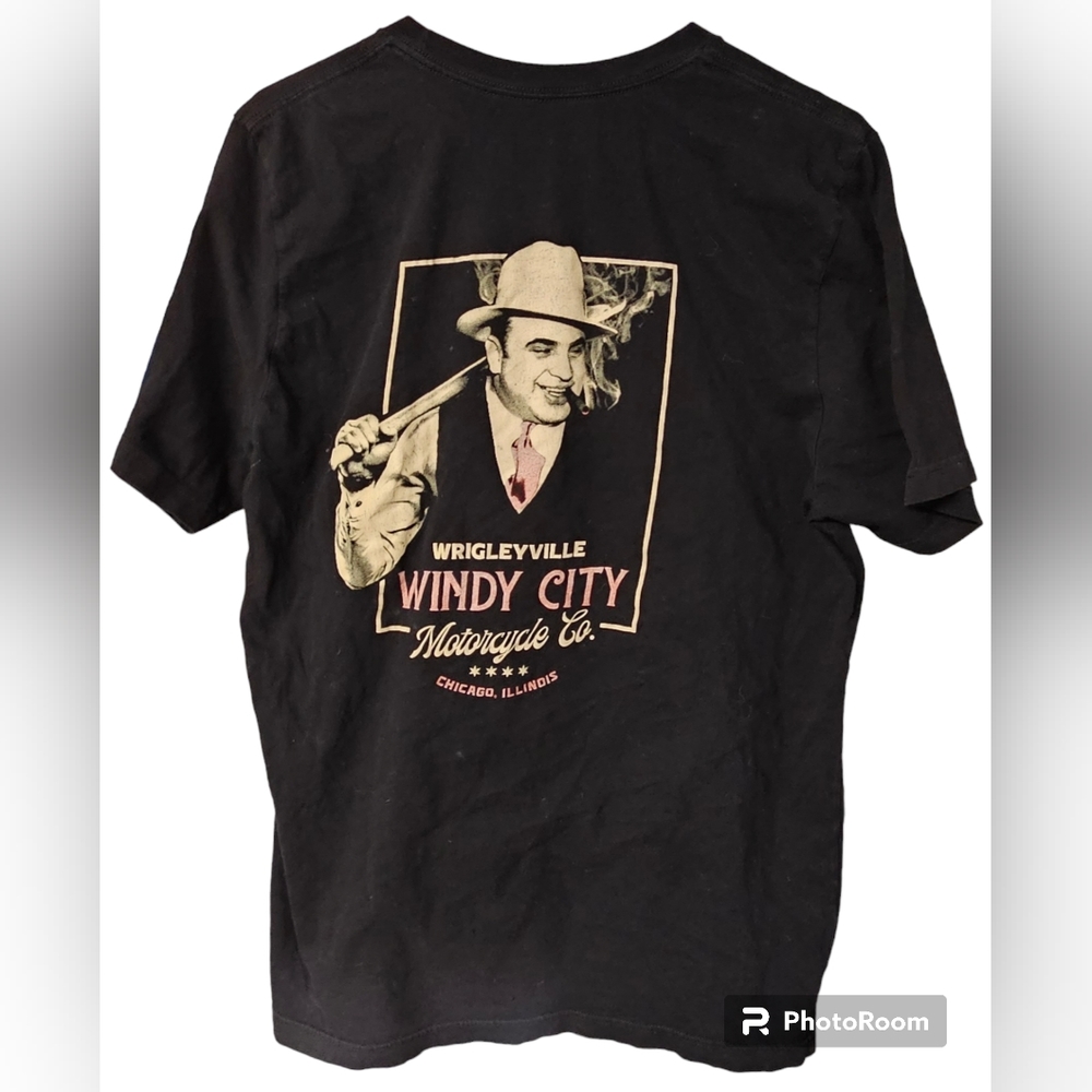 Wrigleyville Motorcycle Company "Windy City" Mob T-Shirt